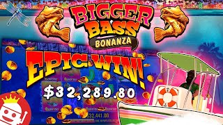 ДОШЕЛ ДО 10X В БОНУСКЕ BIGGER BASS BONANZA!!! ЛЮТОЕ ЗАНОСИЩЕ!