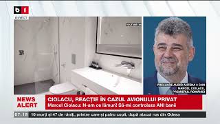 CIOLACU, REACȚIE ÎN CAZUL AVIONULUI PRIVAT_Știri B1TV_19 nov. 2024