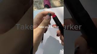 How to do an airbrush effect #art #youngartists #airbrush #effects #markers #arthacks