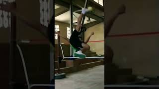 The slow #sepaktakraw  #shorts