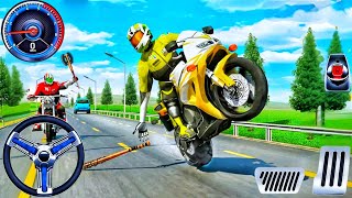 Bike Racing Driving Simulator 3D Game: Best Bike Driver Racing Game! Bike Game Android Gameplay