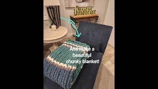 Check out the Chunky blanket loom from www.UppercaseDesigns.ca