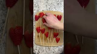 How to Make Heart Shaped Chocolate Covered Strawberries