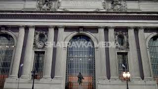 Empty Streets Grand Central NYC COVID Lockdown April 2020 Stock Footage