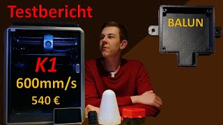 Creality K1: Test und Einsatzmöglichkeiten des high-speed Druckers #REVIEW