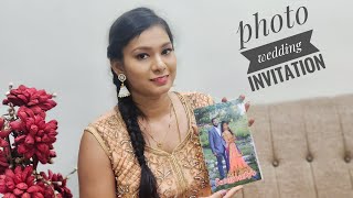 Photo wedding invitation || wedding invitation ideas ||sunehacharan