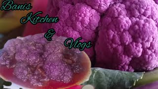 Pink Cauliflower /গোলাপি ফুলকপি রেসিপি #yummy recipe #cauliflower#Bani's kitchen & vlogs.