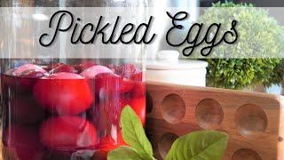 LOVE THESE EGGS * Pickled Red Beets Recipe