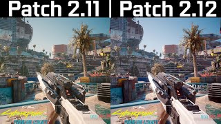 Cyberpunk 2077 Patch 2.11 vs Patch 2.12 New Update FPS Test