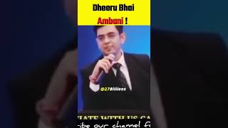 Dheeru Bhai Ambani story 🔥🔥🤑!  By Sonu Sharm #shorts #sonusharma Sonu Sharma status