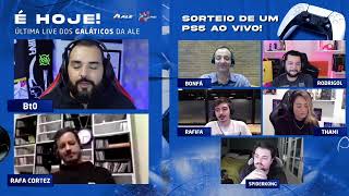 HOJE TEM SUPER DESAFIO, RESENHA E 1 PS5 NO GALÁTICOS ALE