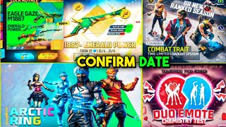 Upcoming Events in Free Fire | Tonight Update Free Fire | Free Fire New Event