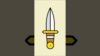 Sword | Dagger |  How to Draw Sword | Dagger Drawing | Draw and Color Dagger | Draw Sword | Knife