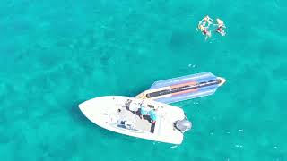 Banana Boat drone footage from Aris Water Sports