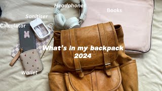 What’s in my backpack 2024💕🎀🦢