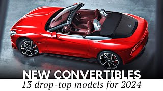 13 New Convertible Cars and Sporty Roadsters for 2024 (Design Review & Performance Figures)