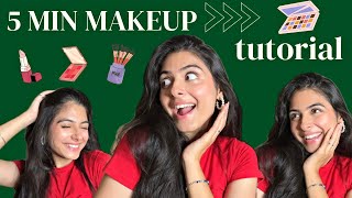 5 min me MAKEUP?😳🤯🫢🫣🎀🌸 | Puunnya Mehta