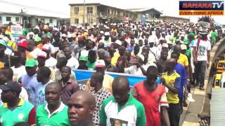 Supporters Stage March for Buhari in Lagos