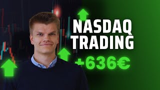 636€ in nur 2 Stunden - Beste Scalping Strategie für 1 Min Chart | Nasdaq Trading Deutsch