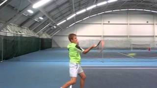 Vitek Horak, forehand side view, 240 fps