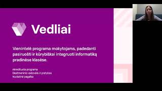 „Vedlių“ programa 5-8 klasėms | Pristatymas IT mokytojams