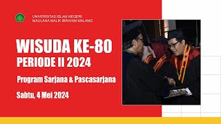 WISUDA SARJANA DAN PASCASARJANA KE-80 PERIODE II 2024