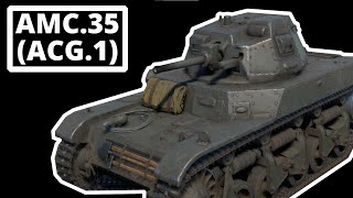 ПОИГРАЕМ на AMC.35 (ACG.1) ветви Франции в War Thunder | ОБЗОР