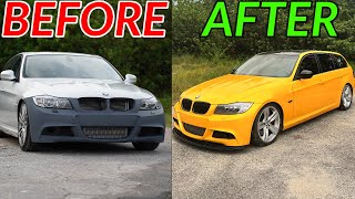 Dont waste your money on a paint job, do this instead! (BMW E91 Wagon Vinyl Frog wrap)