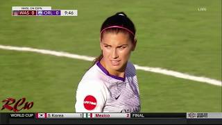 Alex Morgan vs Washington Spirits | Away | 0-1 | June 23, 2018