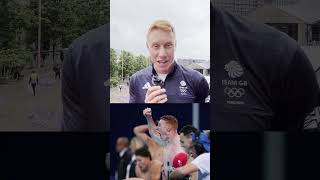 Tom Dean reacts to iconic Olympic photos 📸😍 #shorts