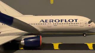 Gemini Jets unboxing Aeroflot a350 900 1/400