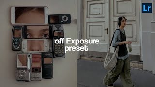 Off Exposure preset | Instagram feed | lightroom presets free download