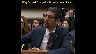 Why Donald Trump display when search Idiot