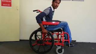 Ostrich Mobility   Manual Wheelchair with Manual Locking Brakes