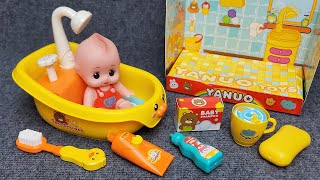 5 Minutes Satisfying with Unboxing Yellow Duck Baby Shower ASMR (no music)