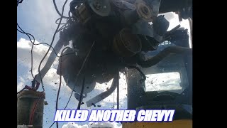 epic engine failure of a 2.8 chevy v6