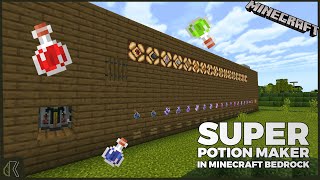 Полностью АВТОМАТИЧЕСКАЯ варка ЗЕЛИЙ в MINECRAFT BEDROCK EDITION