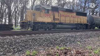 Union Pacific northbound switcher doing some work on Tuesday