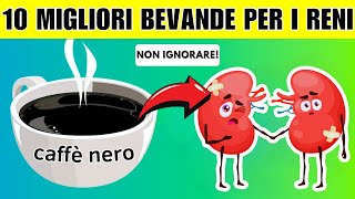 LE MIGLIORI 10 Bevande Per DETOX e PULIRE VELOCEMENTE i Tuoi Reni!