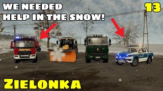 Emergency services came to help! - Zielonka Ep 13 - Farming Simulator 22 Premium Expansion