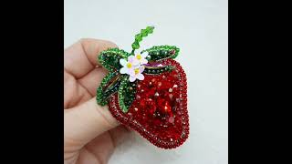 Брошь "Клубника" 🍓 @anaya_handmade