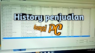 Cara absensi Spg/PC Avian dikomputer dan melihat history penjualan