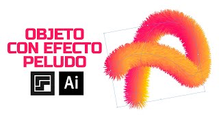 Efecto objeto peludo en Adobe Illustrator