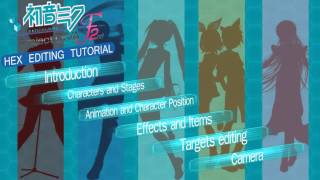 Project Diva F2nd Hex editing: 0. Main Menu