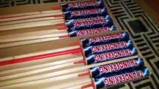 Unboxing karton Thunderking Lawinepijlen Vuurwerk/Firework