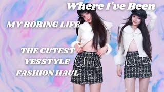 Life Update, My job, New Yesstyle fahion haul