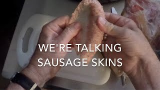 Sausage Skins Video - Friends Don't Let Friends Eat Cheap Casings PSA #Sausage