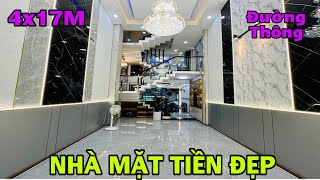 Bán nhà gò vấp đường thông xe hơi ngủ trong nhà. Dt;4x17M tǎng nội thất chủ bán rẻ