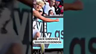 Jack Ginnivan Shushes Essendon