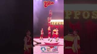 Mongolian Warriors Acrobats showing us what they do the best at Zippos Circus #shorts